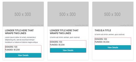 bootstrap card samesize
