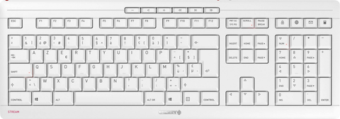 Clavier Cherry AZERTY belge, vue d'ensemble