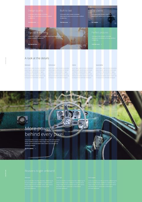free psd templates photoshop grid