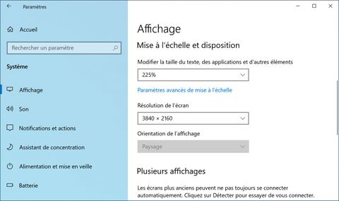 mise echelle disposition affichage parametres windows 10 5e15bd8eed9eb