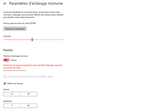 eclairage nocturne details